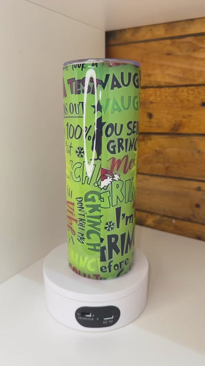 20oz Grinch Tumbler