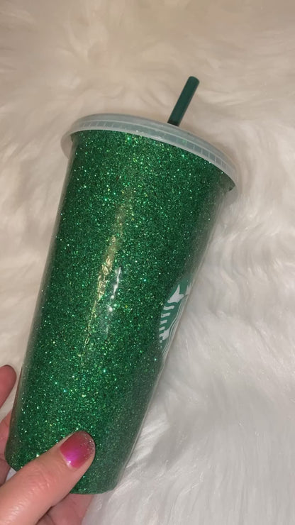 ✨ Glitter Reusable Starbucks-Style Cup ✨