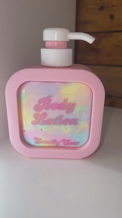 Scented luxurious Body Lotion 300ml Pump Bottles White or Pink