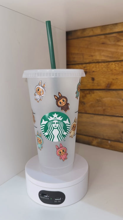 Starbucks Frosted Labubu Cold Cup