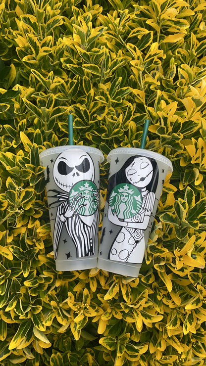 Personalised Nightmare Before Christmas Starbucks Cup💀